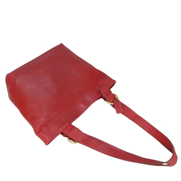 Coach Lafayette Tote Bag In Red Glove-tanned Leather - Picture 8 of 8